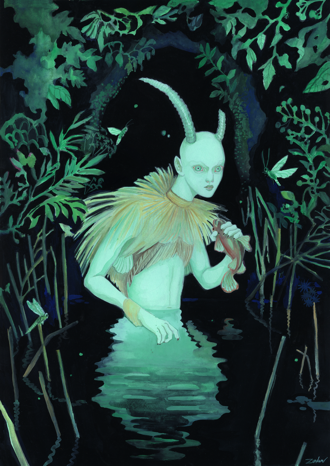 Lisa Zordan - « Le faune »  - Illustration originale