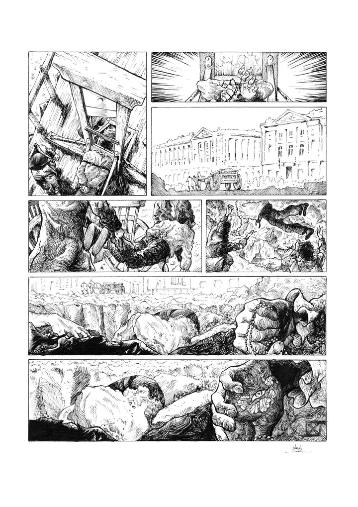 Stéphane de Caneva - Métal Hurlant 12 - Planche originale 9