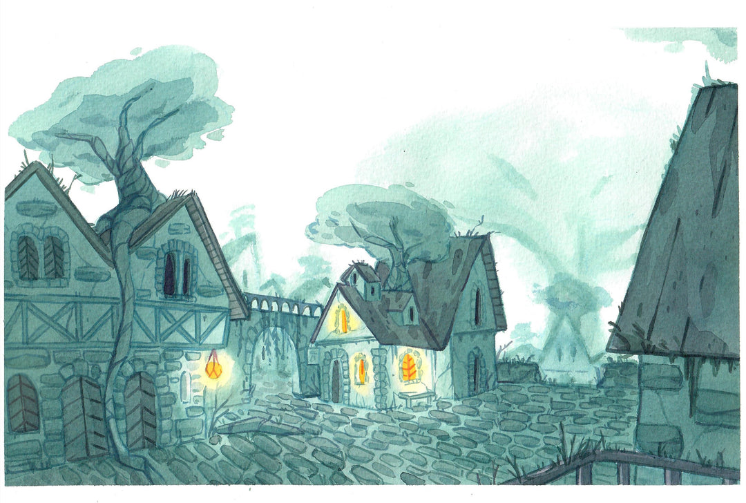 Cy. - Ana & l'Entremonde - « Thoromann »  - Illustration originale