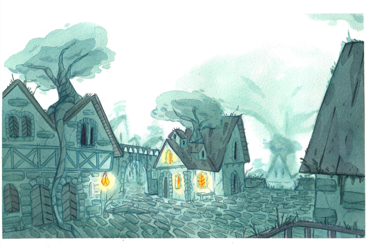 Cy. - Ana & l'Entremonde - « Thoromann »  - Illustration originale