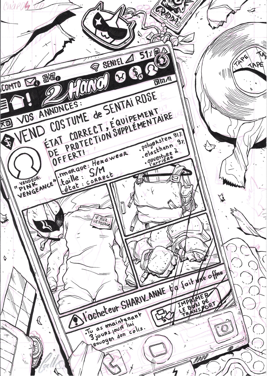 Guillaume Singelin - Shin Zero 2 – chapitre 4 page originale 0