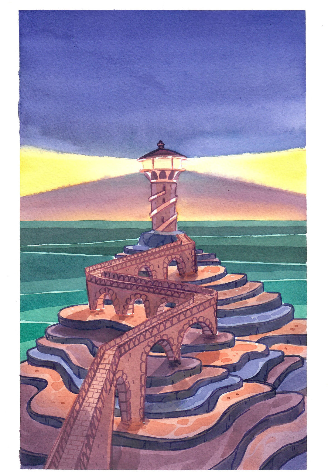 Cy. - Ana & l'Entremonde - « Verleloin »  - Illustration originale